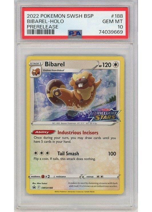 Radiant Eevee PSA 10 - Gradede pokemon kort på Pokemons.dk