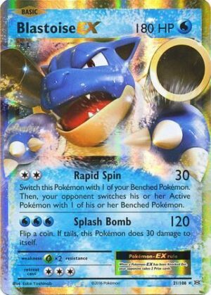 Blastoise-EX - 21/108
