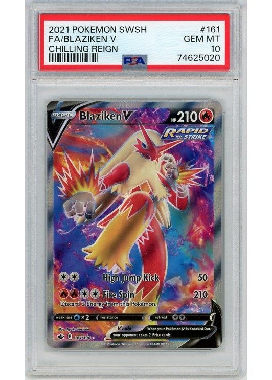 Blaziken V 161/198 PSA 10