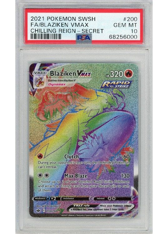 Blaziken VMAX 200/198 PSA 10