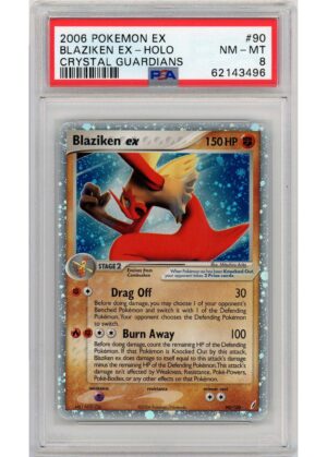 Blaziken ex 90/100 PSA 8