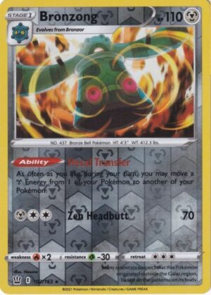 Bronzong - 102/163 - Reverse