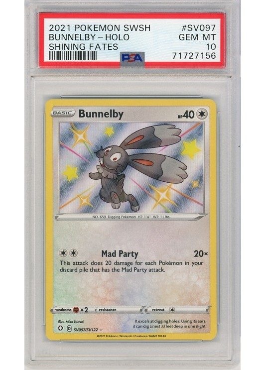 Bunnelby SV097/SV122 PSA 10