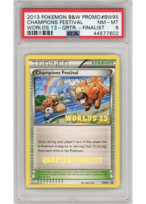 Champions Festival Quarter-Finalist Stamp BW95 PSA 8