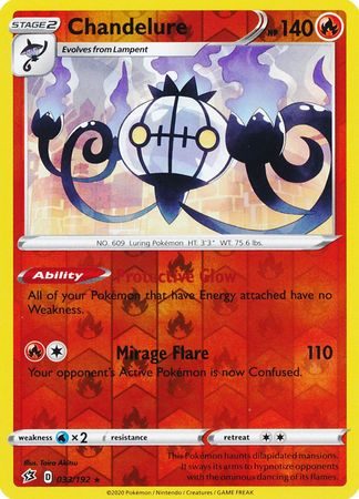 Chandelure - 033/192 - Reverse