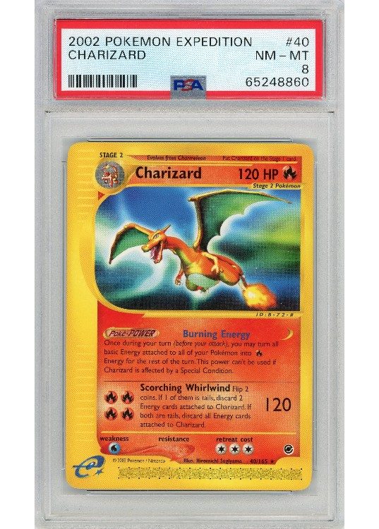 Charizard 40/165 PSA 8