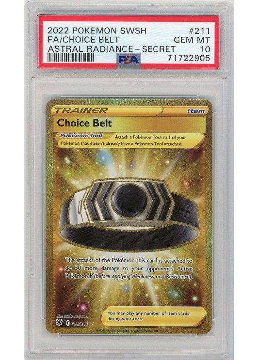 Choice Belt – 211/189 – PSA 10