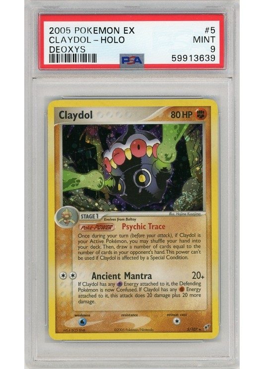 Claydol 5/107 PSA 9