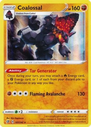Coalossal - 107/192 (Holo)