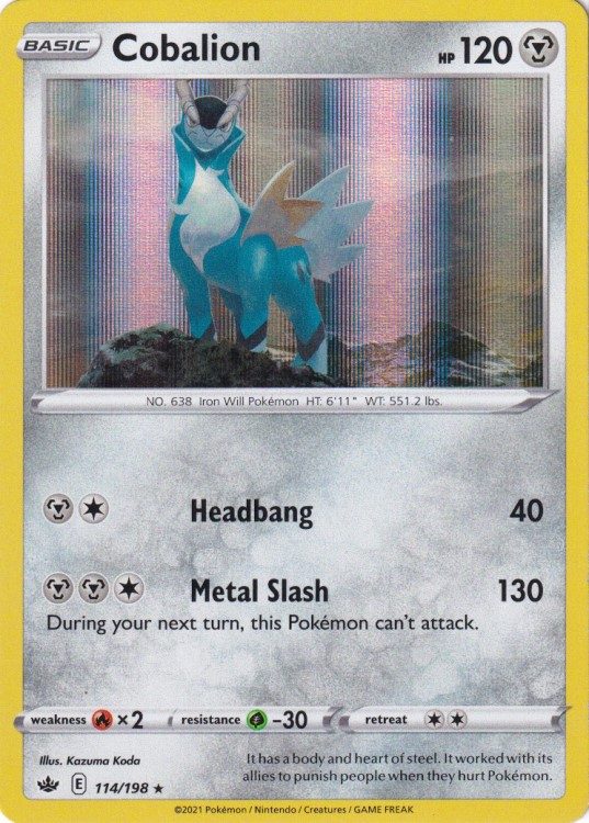 Cobalion – 114/198 (Holo)