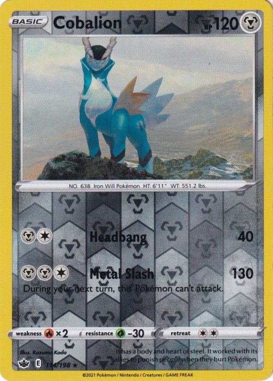 Cobalion – 114/198 – Reverse