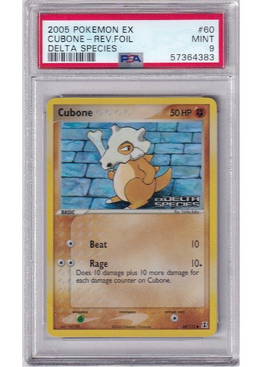 Cubone 60/113 Reverse Foil PSA 9
