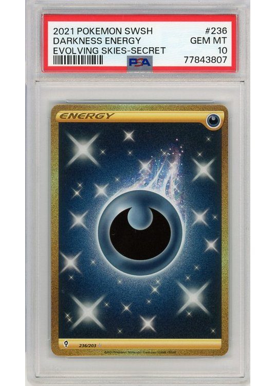 Darkness Energy – 236/203 – PSA 10