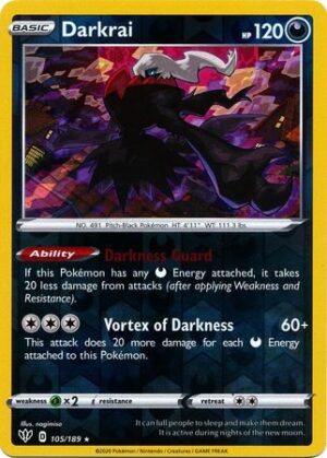 Darkrai - 105/189 - Reverse