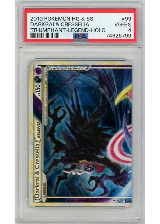 Darkrai & Cresselia – 99/102 – PSA 4