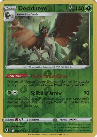 Decidueye – 8/72 – Reverse