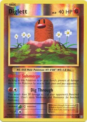 Diglett - 55/108 - Reverse
