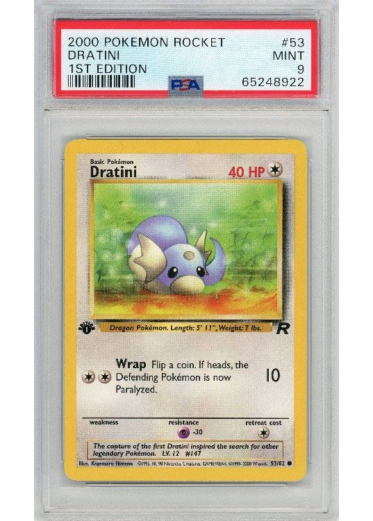 Dratini 53/82 1st Edition PSA 9