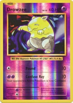 Drowzee - 49/108 - Reverse