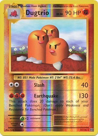 Dugtrio - 56/108 - Reverse