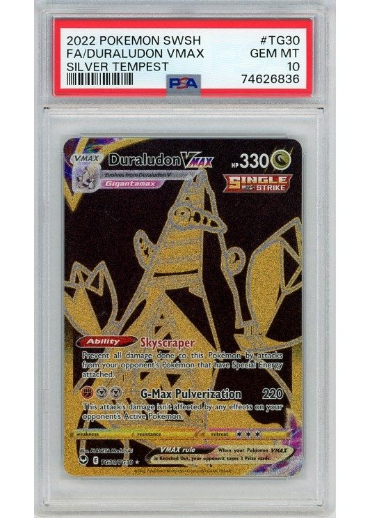 Duraludon VMAX PSA 10 - Gradede pokemon kort p Pokemons.dk