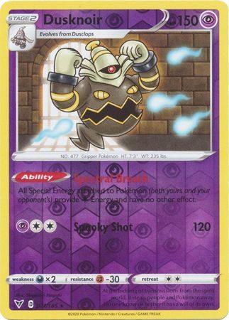 Dusknoir - 071/185 - Reverse