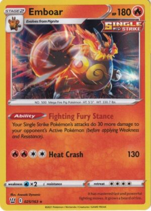 Emboar - 025/163 (Holo)