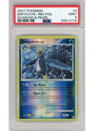 Empoleon 4/130 Reverse Foil PSA 9