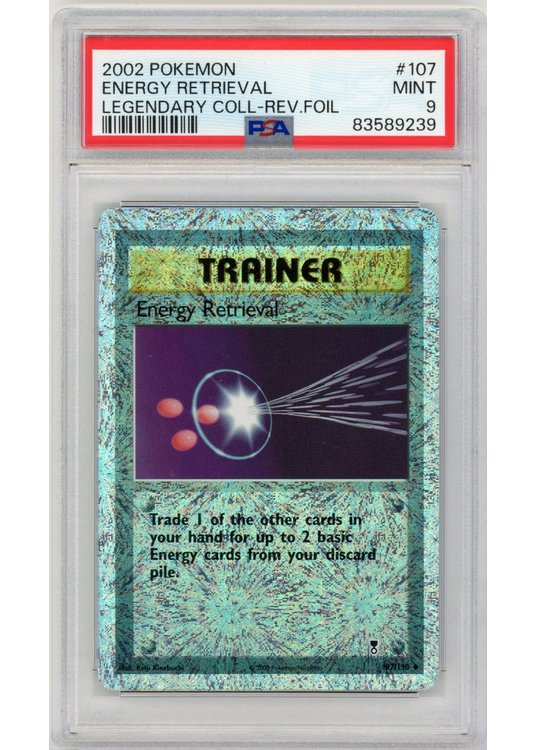 Energy Retrieval 107/110 Reverse Foil PSA 9