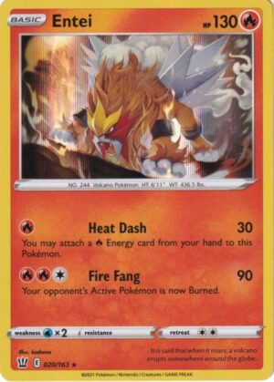 Entei - 020/163 (Holo)