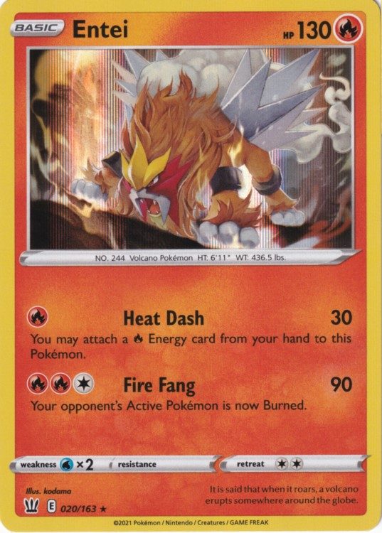 Entei - 020/163 (Holo)