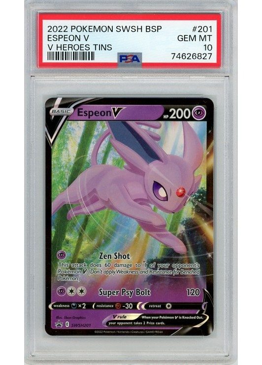 Espeon V – SWSH201 – PSA 10