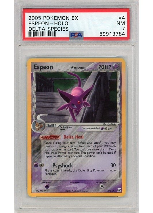 Espeon &delta; 4/113 PSA 7