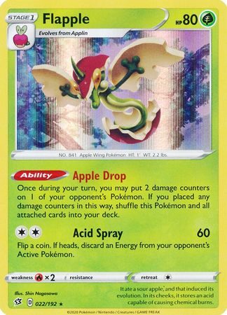 Flapple - 022/192 (Holo)
