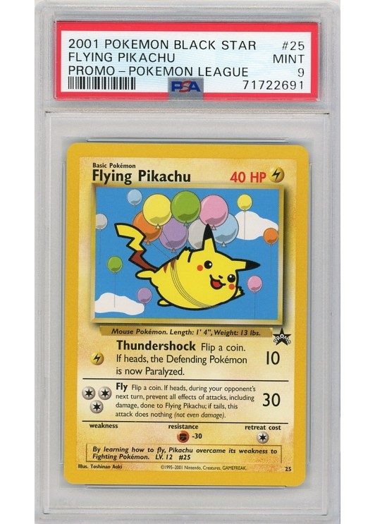 Flying Pikachu – 25 – PSA 9