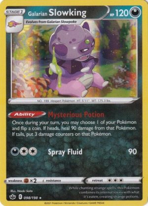 Galarian Slowking – 098/198 (Holo)