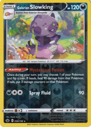 Galarian Slowking – 098/198 – Reverse