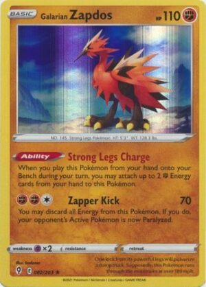 Galarian Zapdos - 82/203 (Holo)
