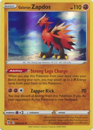 Galarian Zapdos – 82/203 (Holo)