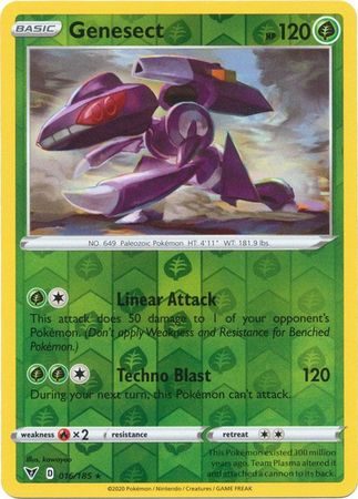 Genesect - 016/185 - Reverse