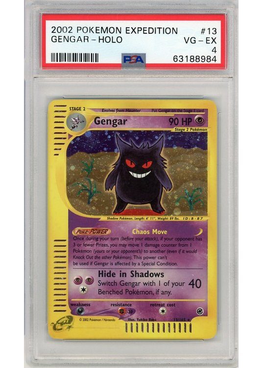 Gengar 13/165 PSA 4