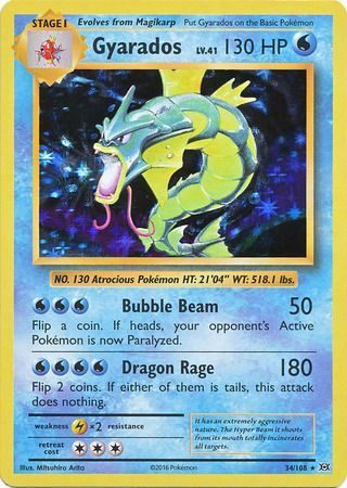 Gyarados - 34/108 (Holo)