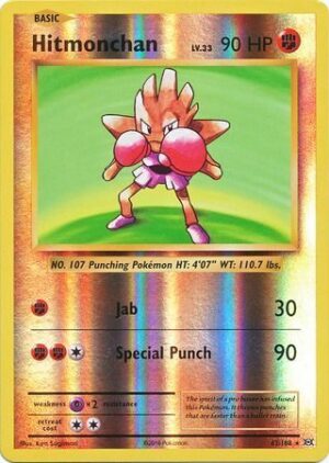 Hitmonchan - 62/108 - Reverse