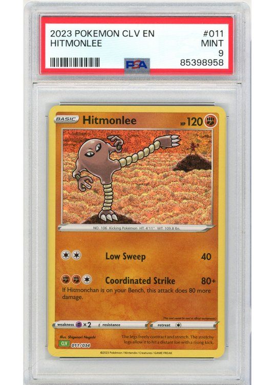 Hitmonlee 011/034 PSA 9