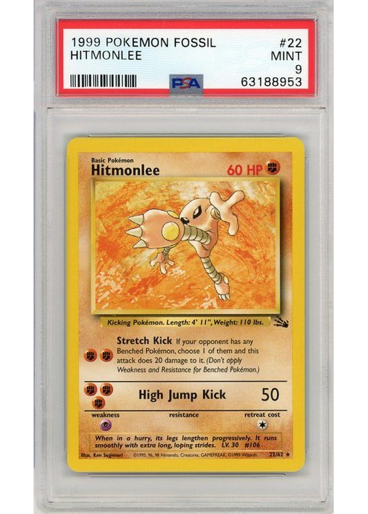Hitmonlee 22/62 PSA 9