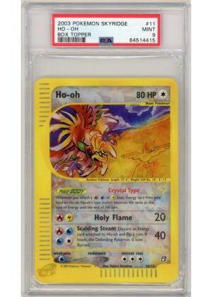 Ho-oh 11/12 Box Topper PSA 9