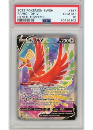 Ho-oh V PSA 10 - Gradede pokemon kort på Pokemons.dk
