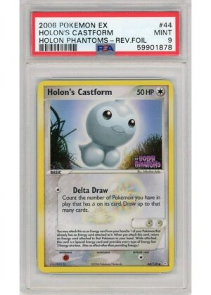 Holon's Castform 44/110 Reverse Foil PSA 9
