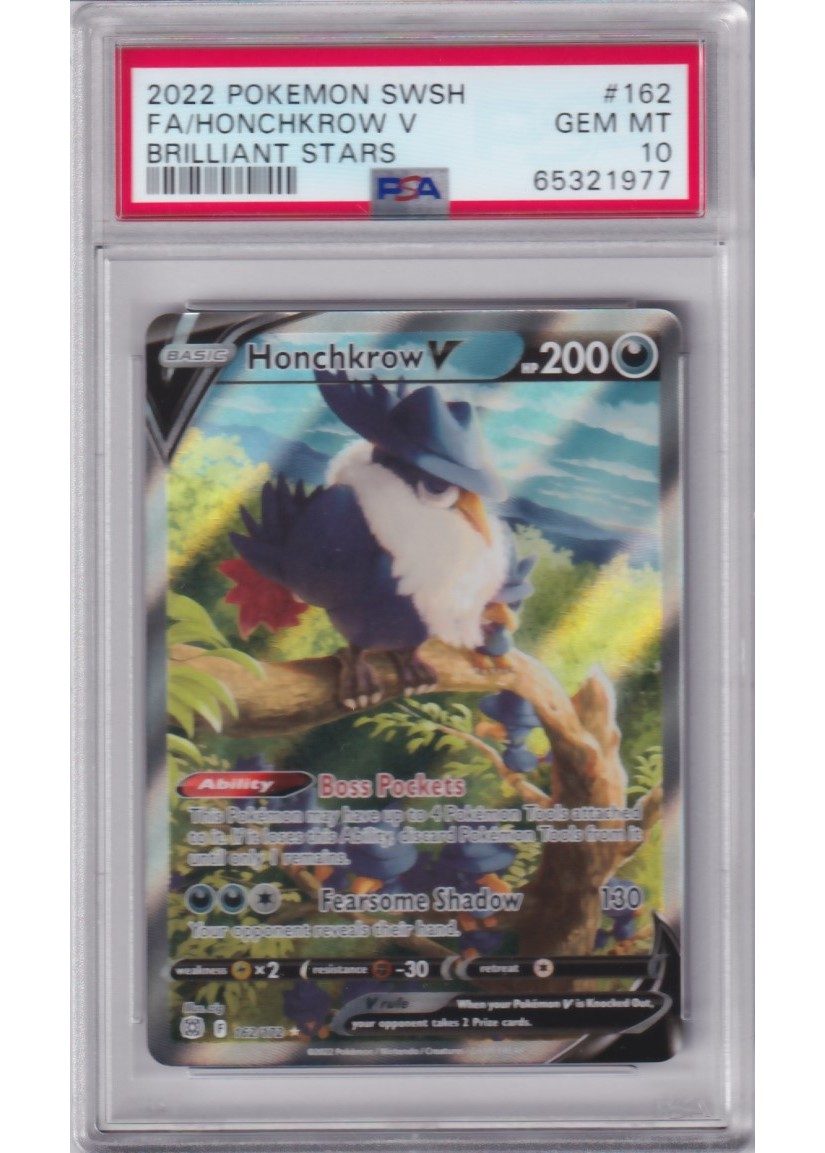 Honchkrow V 162/172 PSA 10