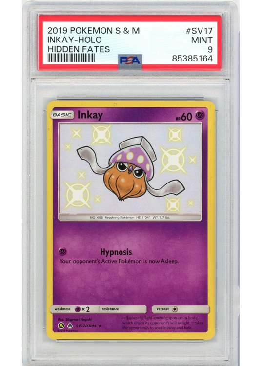 Inkay – SV17/SV94 – PSA 9